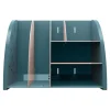 Exacompta Skandi - Organiseur de bureau 6 compartiments - bleu/nude
