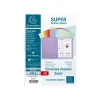 Exacompta Super 210 - 10 Chemises - 210 gr - couleurs assorties