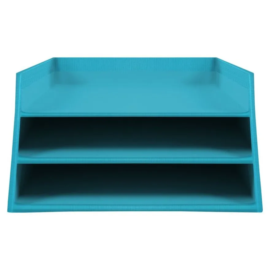 Exacompta Teksto - Corbeille à courrier en carton A4+ - disponible dans différentes couleurs