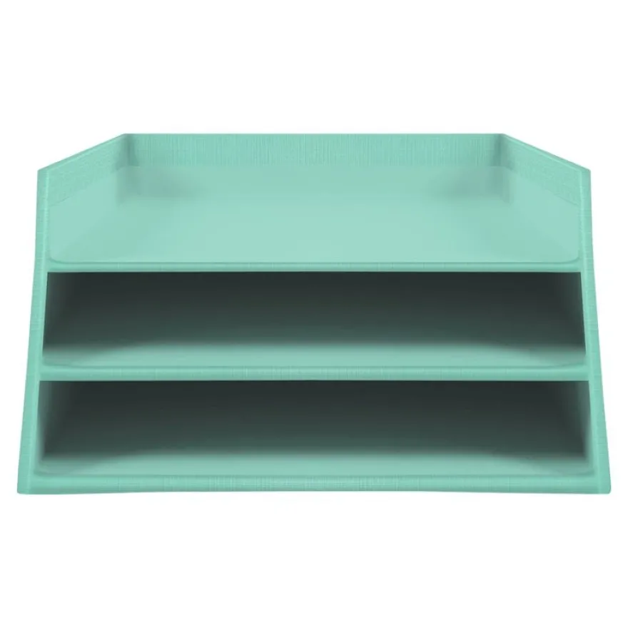 Exacompta Teksto - Corbeille à courrier en carton A4+ - disponible dans différentes couleurs
