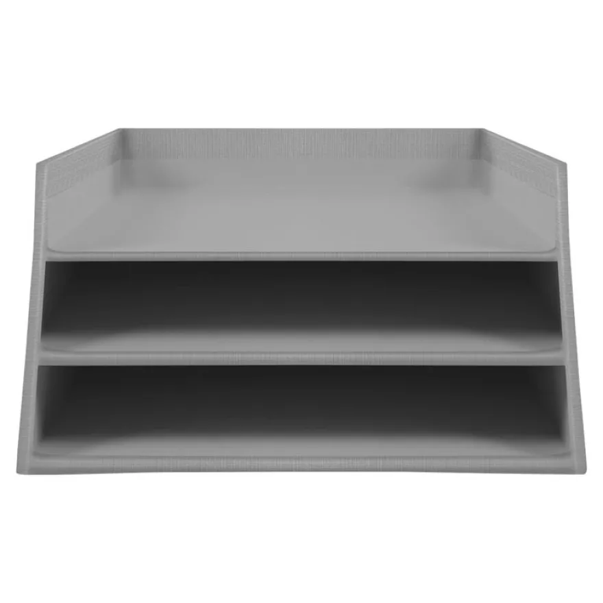 Exacompta Teksto - Corbeille à courrier en carton A4+ - disponible dans différentes couleurs