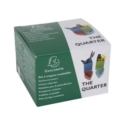Exacompta The Quarter Aquarel - Pot à crayons modulable