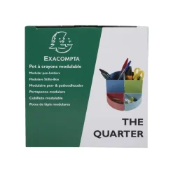 Exacompta The Quarter Aquarel - Pot à crayons modulable