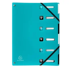 Exacompta Titane - Trieur 6 positions - A4 - disponible dans différentes couleurs