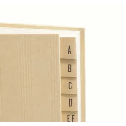 Extendos - Trieur alphabétique 18 positions - kraft
