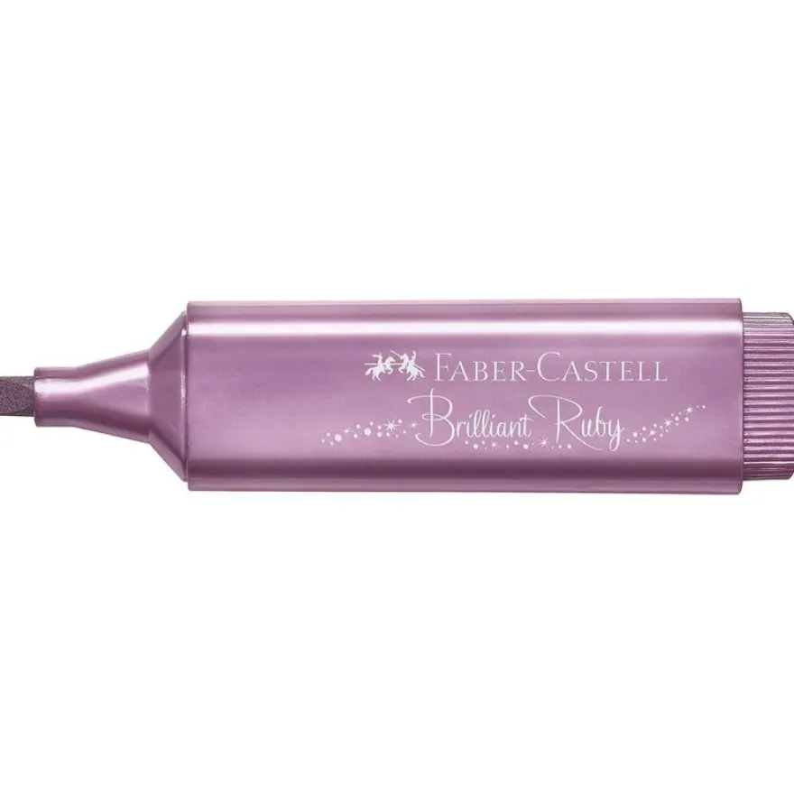 Faber Castell TL 46 - Surligneur Metallic Brillant Ruby