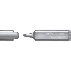 Faber Castell TL46 - Surligneur Metallic Shiny Silver