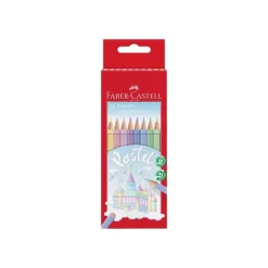 Faber-Castell - 10 Crayons de couleur - couleurs pastel