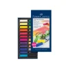 Faber-Castell - Boîte de 24 demi pastels tendres - couleurs assorties