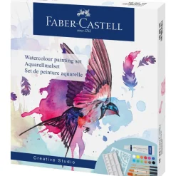 Faber-Castell - Set d'aquarelle avec accessoires - 18 pièces