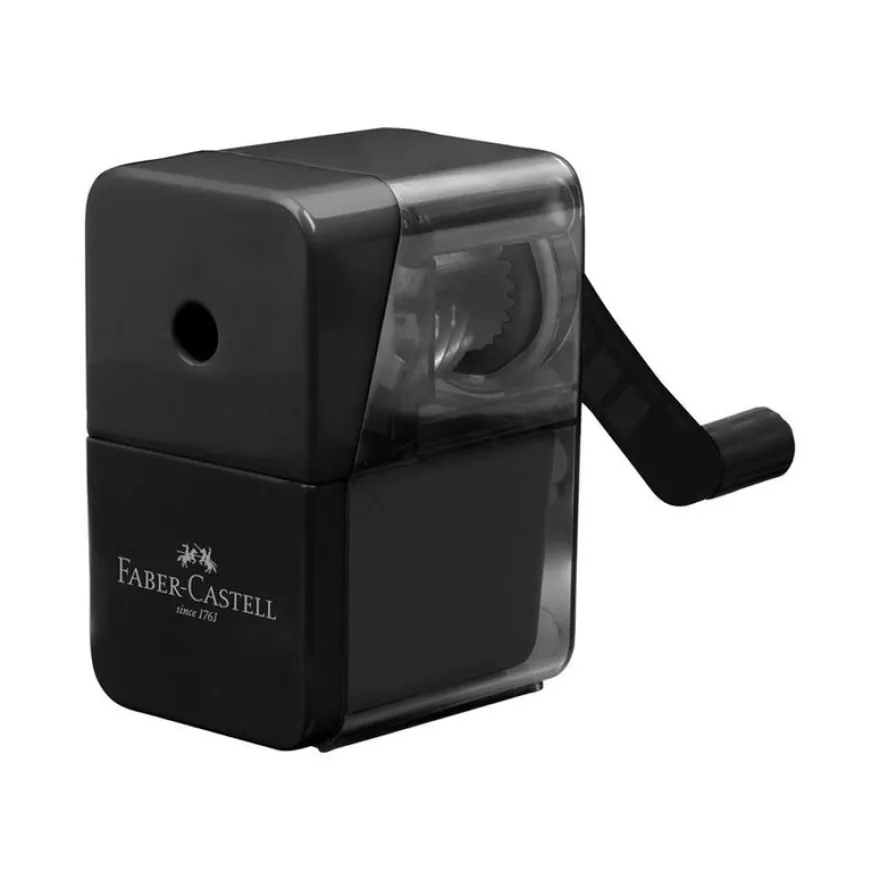 Faber-Castell - Taille-crayon rotatif - noir