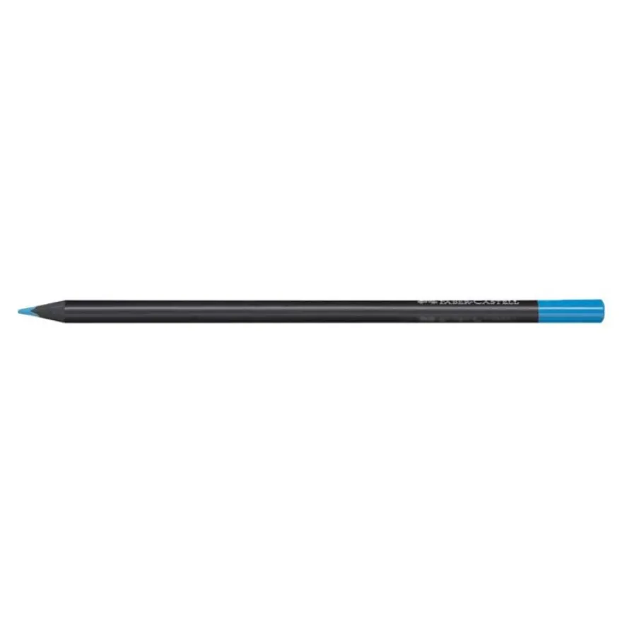 Faber-Castell Black Edition - 12 crayons de couleur - couleurs assorties