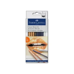 Faber-Castell Classic - Set d'esquisse classique - 6 pièces