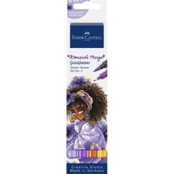 Faber-Castell Goldfaber – Set de marqueurs Sketch Romantic Manga Collection n°3