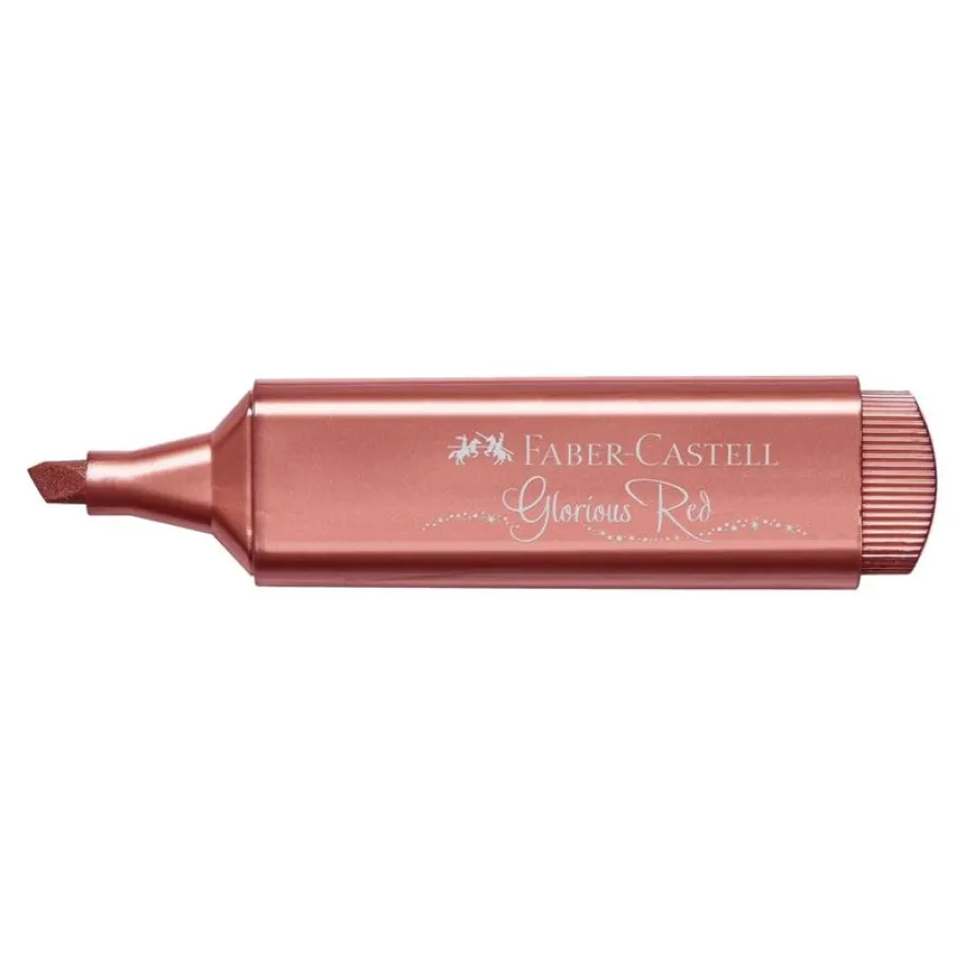Faber-Castell Textliner 46 - surligneur - rouge métallique glorieux