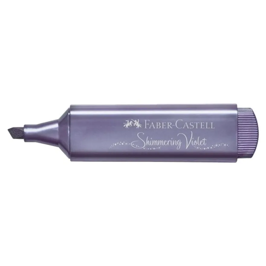 Faber-Castell Textliner 46 - surligneur - violet métallique scintillant