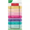 Faber-Castell Textliner 46 Pastel - Set de 8 surligneurs - Couleurs assorties
