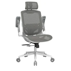 Fauteuil Cougar Speeder One - accoudoirs rabattables - appuie-tête réglable - blanc