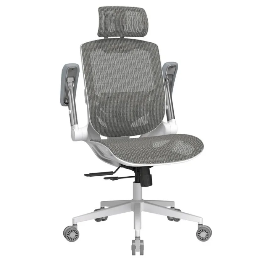 Fauteuil Cougar Speeder One - accoudoirs rabattables - appuie-tête réglable - blanc