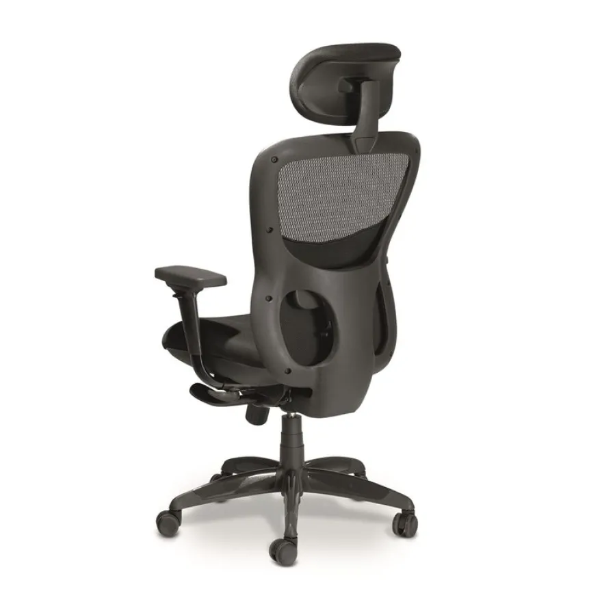 Fauteuil de bureau ATHOS - accoudoirs réglables - appuie-tête réglable - noir