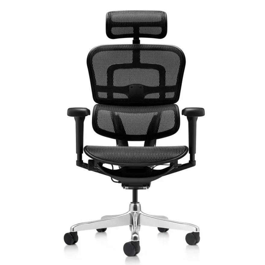 Fauteuil de bureau ERGOHUMAN Ultra - Assise résille - noir
