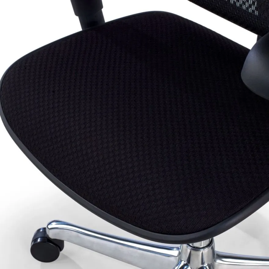 Fauteuil de bureau ERGOHUMAN Ultra - Assise tissu - noir