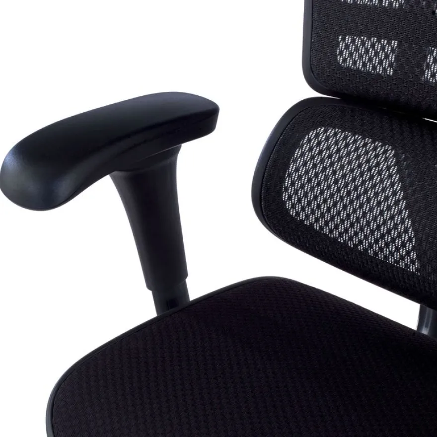 Fauteuil de bureau ERGOHUMAN Ultra - Assise tissu - noir