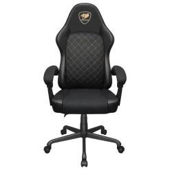 Fauteuil de bureau FUSION EX - accoudoirs -appui-tête intégré - Tissu noir