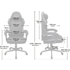 Fauteuil de bureau FUSION EX - accoudoirs -appui-tête intégré - Tissu noir