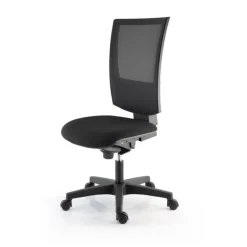 Fauteuil de bureau KILIMA - accoudoirs en option* - noir