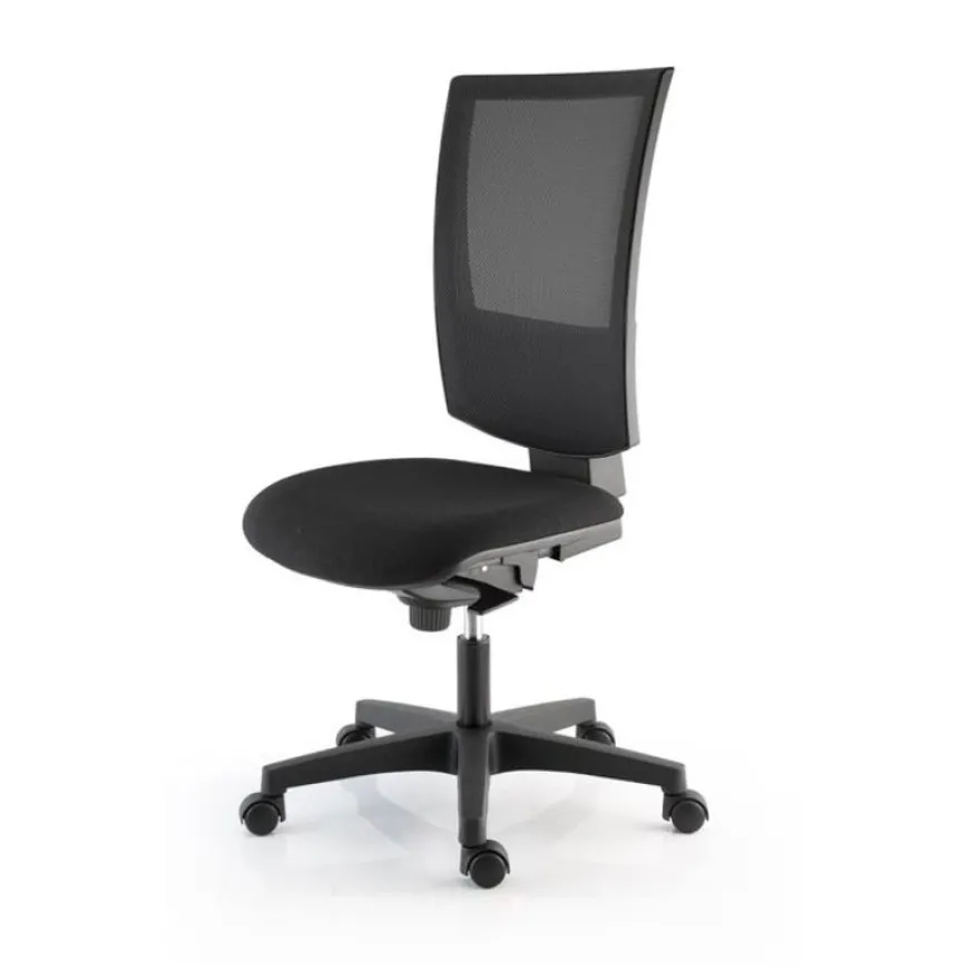 Fauteuil de bureau KILIMA - accoudoirs en option* - noir