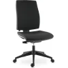 Fauteuil de bureau NOVE - accoudoirs en option - noir