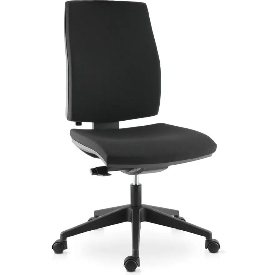 Fauteuil de bureau NOVE - accoudoirs en option - noir