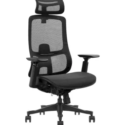 Fauteuil de bureau PROSEAT - accoudoirs - en T - pivotant - noir