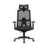 Fauteuil de bureau PROSEAT - accoudoirs - en T - pivotant - noir
