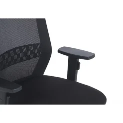 Fauteuil de bureau SCOTT - accoudoirs réglables - appuie-tête réglable - noir