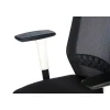 Fauteuil de bureau SCOTT - accoudoirs réglables - appuie-tête réglable - noir base blanche