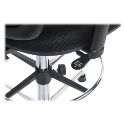 Fauteuil de bureau TANET - hauteur réglable - accoudoirs règlable - noir