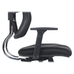 Fauteuil de bureau TANET - hauteur réglable - accoudoirs règlable - noir