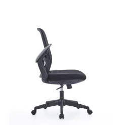Fauteuil de bureau VEGA - accoudoirs rabattables - noir