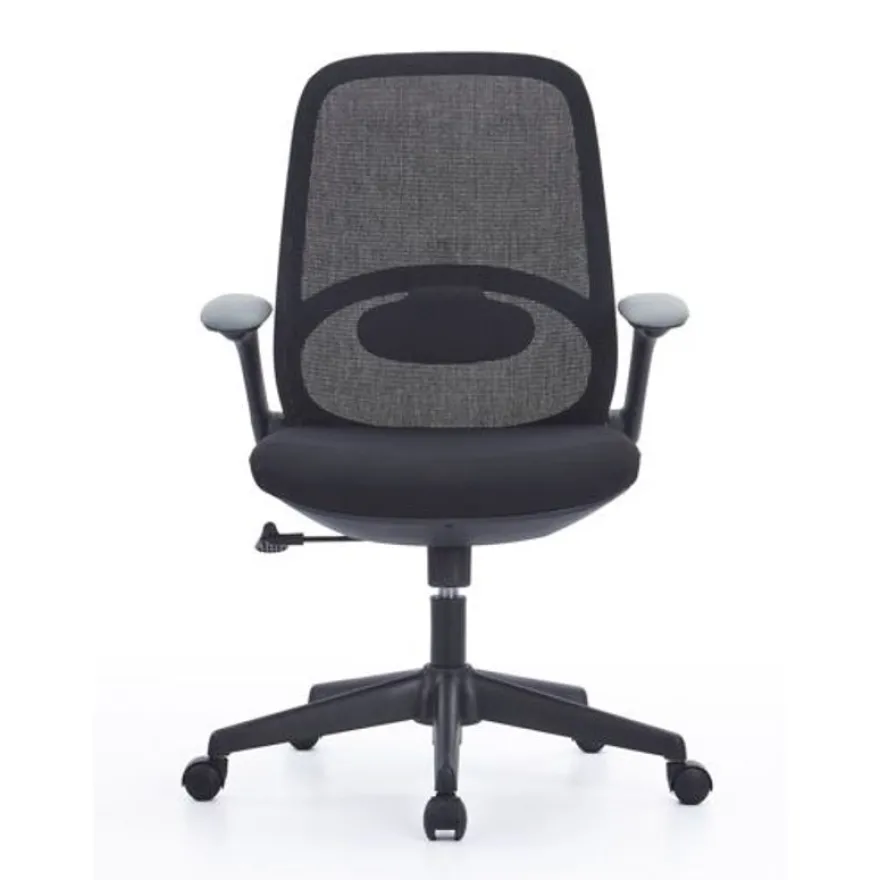 Fauteuil de bureau VEGA - accoudoirs rabattables - noir