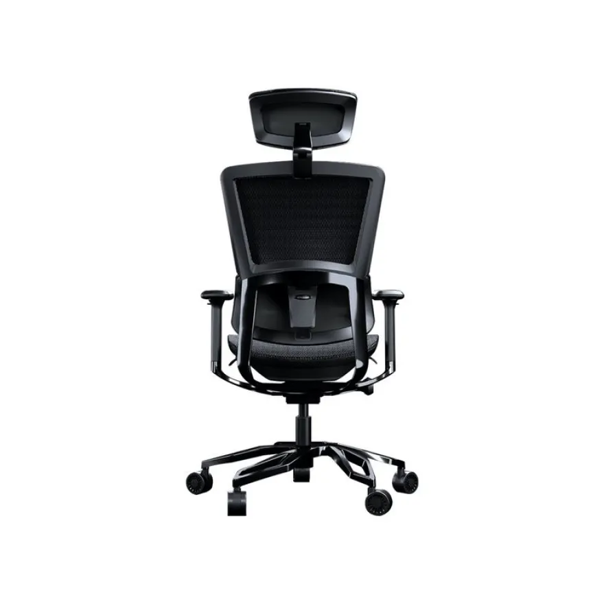 Fauteuil gamer ARGO - accoudoirs réglables - appui-tête intégré - noir