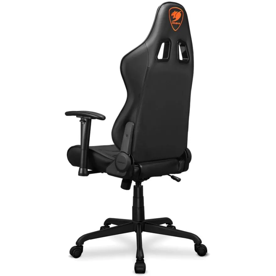 Fauteuil gamer ARMOR ELITE - accoudoirs réglables - appui-tête intégré - noir