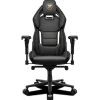 Fauteuil gamer HOTROD ROYAL - accoudoirs réglables - appui-tête intégré - noir et or