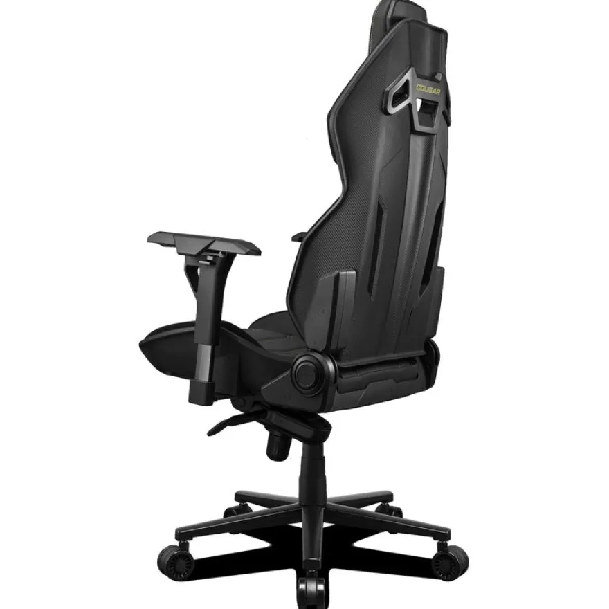 Fauteuil gamer HOTROD ROYAL - accoudoirs réglables - appui-tête intégré - noir et or