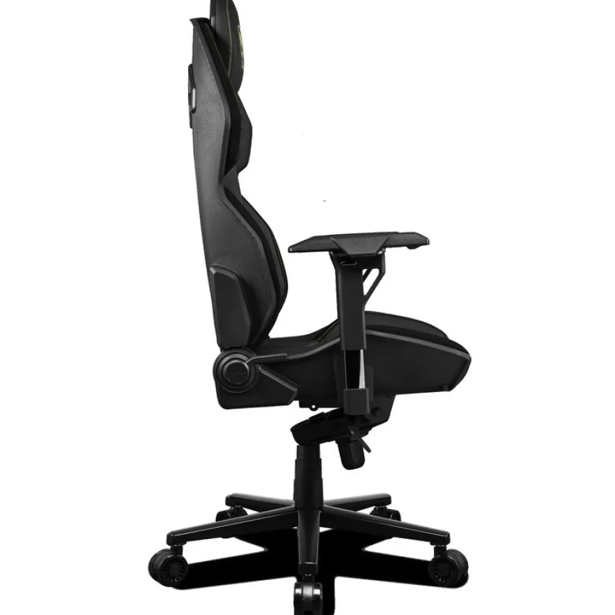 Fauteuil gamer HOTROD ROYAL - accoudoirs réglables - appui-tête intégré - noir et or