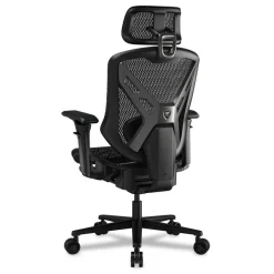 Fauteuil gamer SPEEDER - accoudoirs réglables - appui-tête intégré - noir