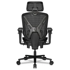 Fauteuil gamer SPEEDER - accoudoirs réglables - appui-tête intégré - noir