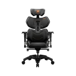 Fauteuil gamer TERMINATOR - accoudoirs réglables - appuie-tête intégré - noir
