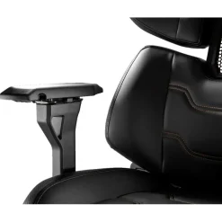 Fauteuil gamer TERMINATOR - accoudoirs réglables - appuie-tête intégré - noir